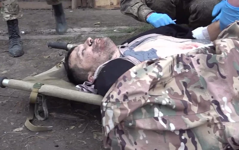 Кадры, снятые сразу после ранения Бориса Максудова снарядом с дрона ВСУ