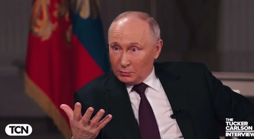 «Русские не сдаются!»: Полное интервью Владимира Путина Такеру Карлсону